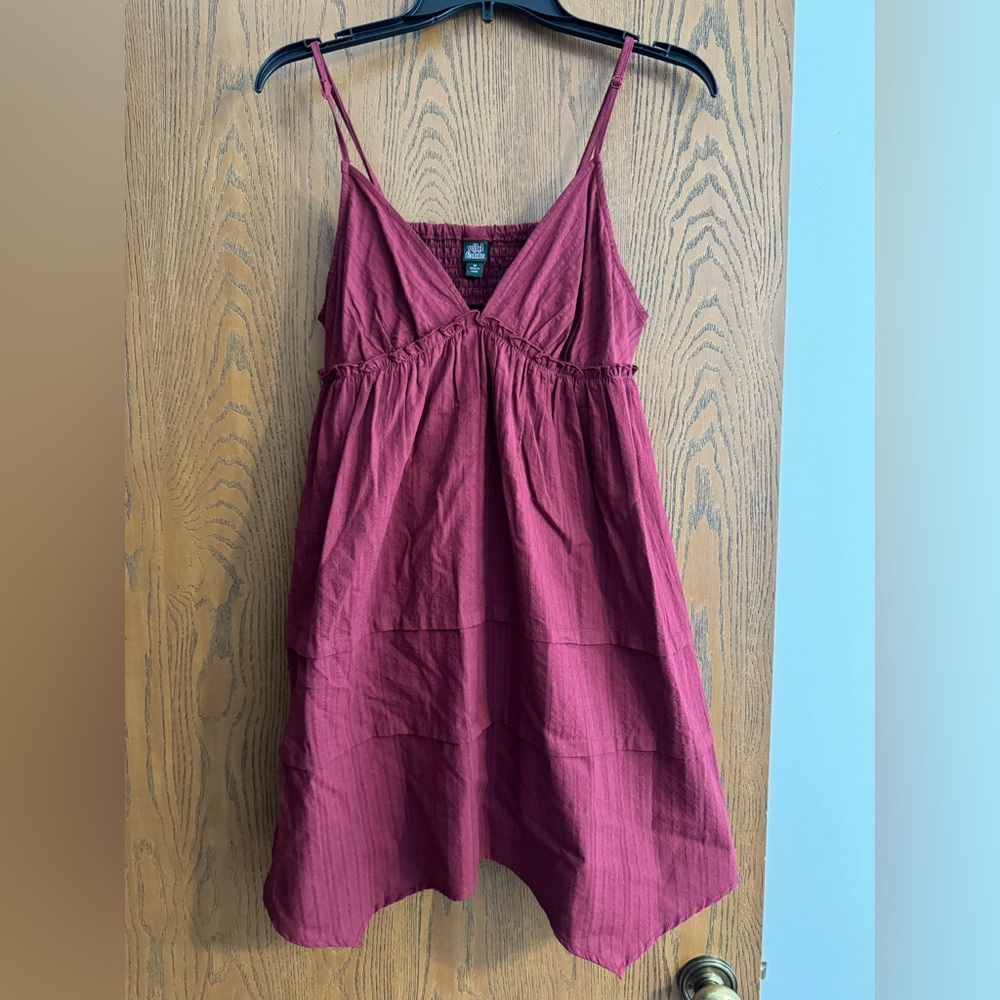 Wild Fable Maroon Sundress